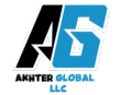 black & blue minimalist modern initial font logo